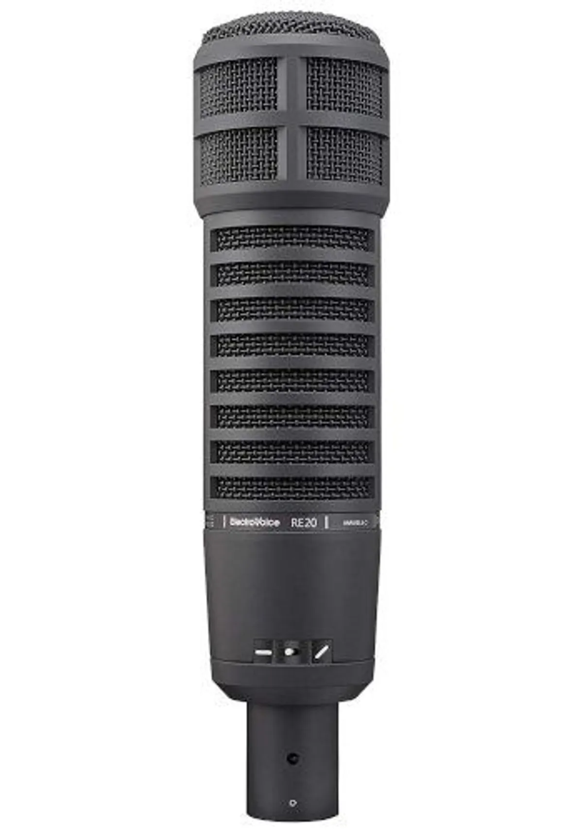Electro-Voice Microfone de anunciador de transmissão dinâmica RE20-Black
