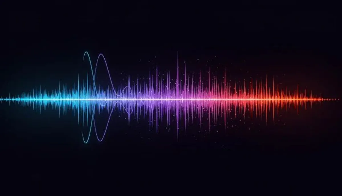 imagem conceitual mostrando a taxa de amostragem de áudio