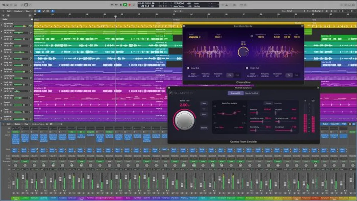 Logic Pro X Interface Atual