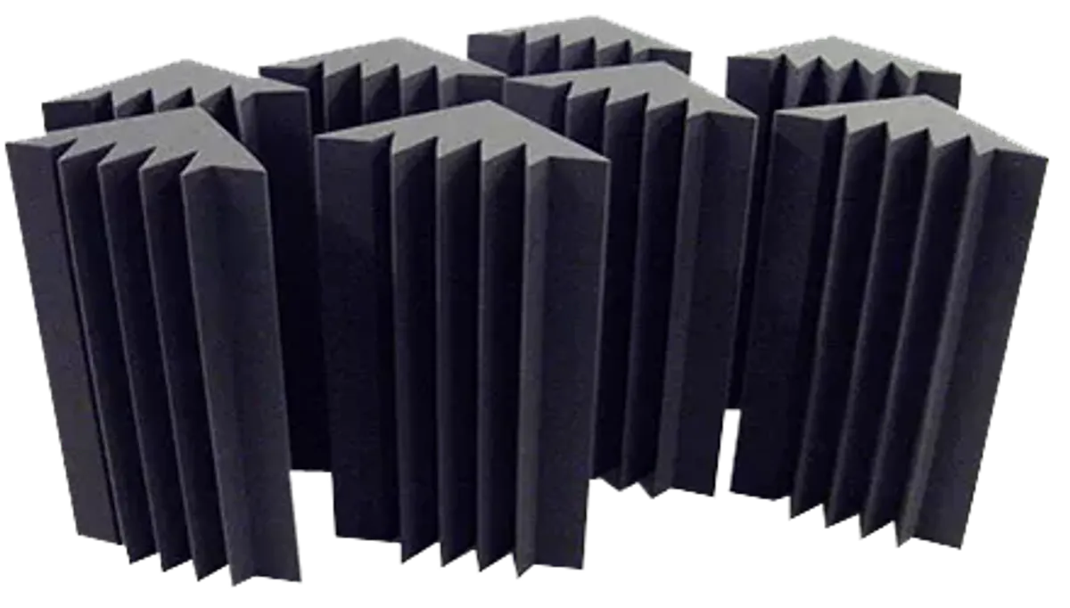 bass traps triangulares