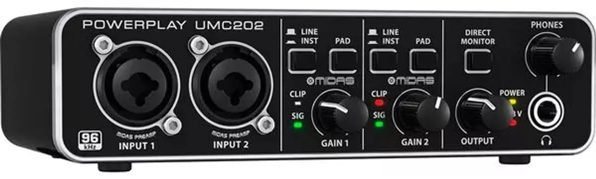 behringer u phoria umc202