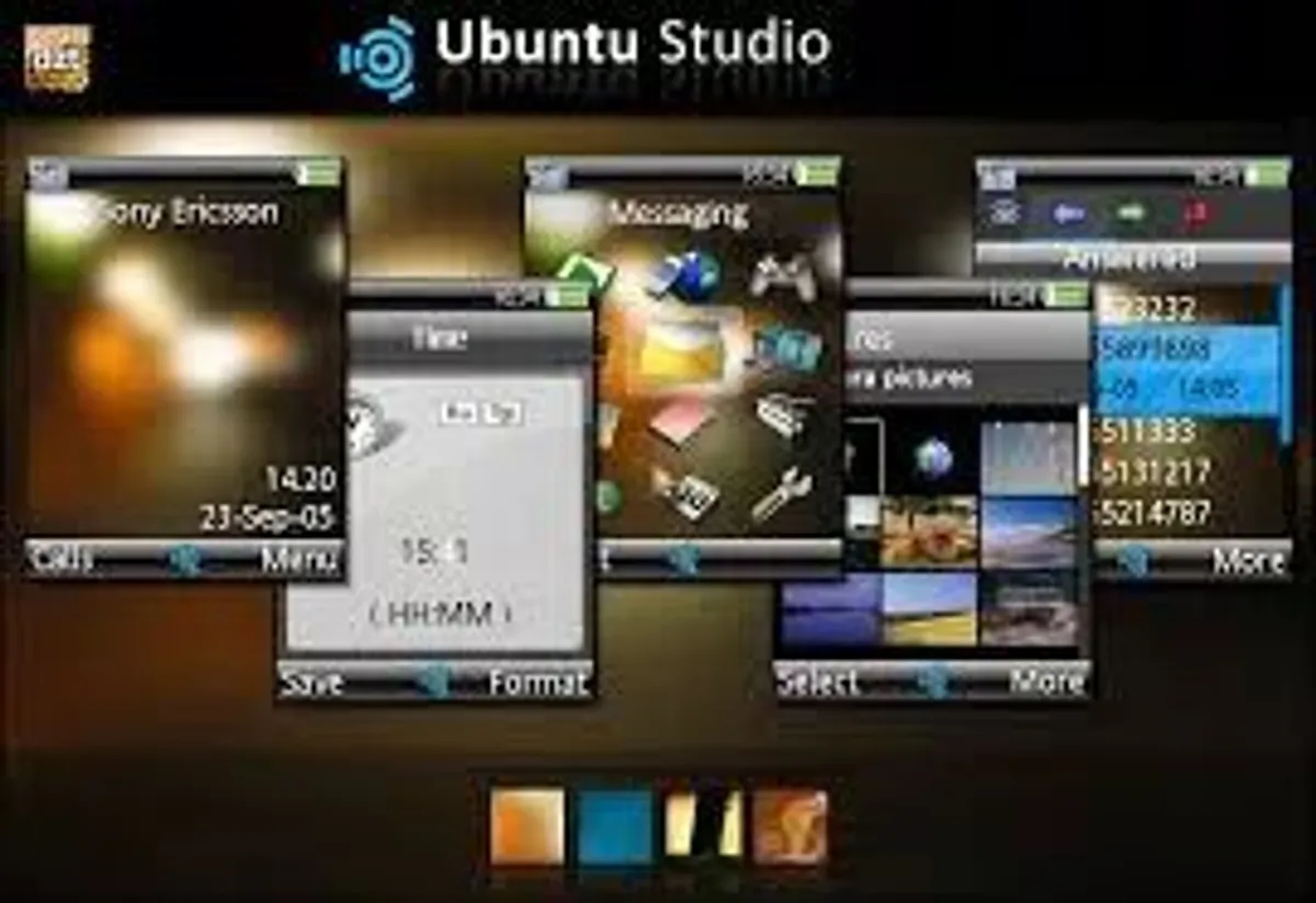 ubuntu studio tela