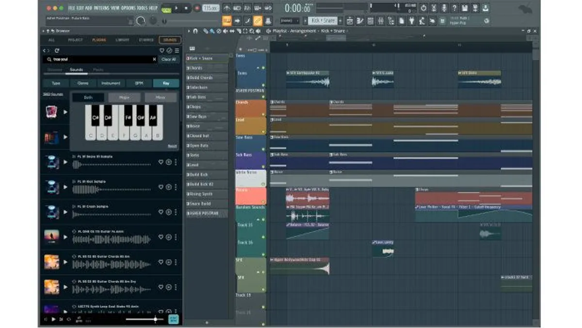 FL Studio Interface Atual