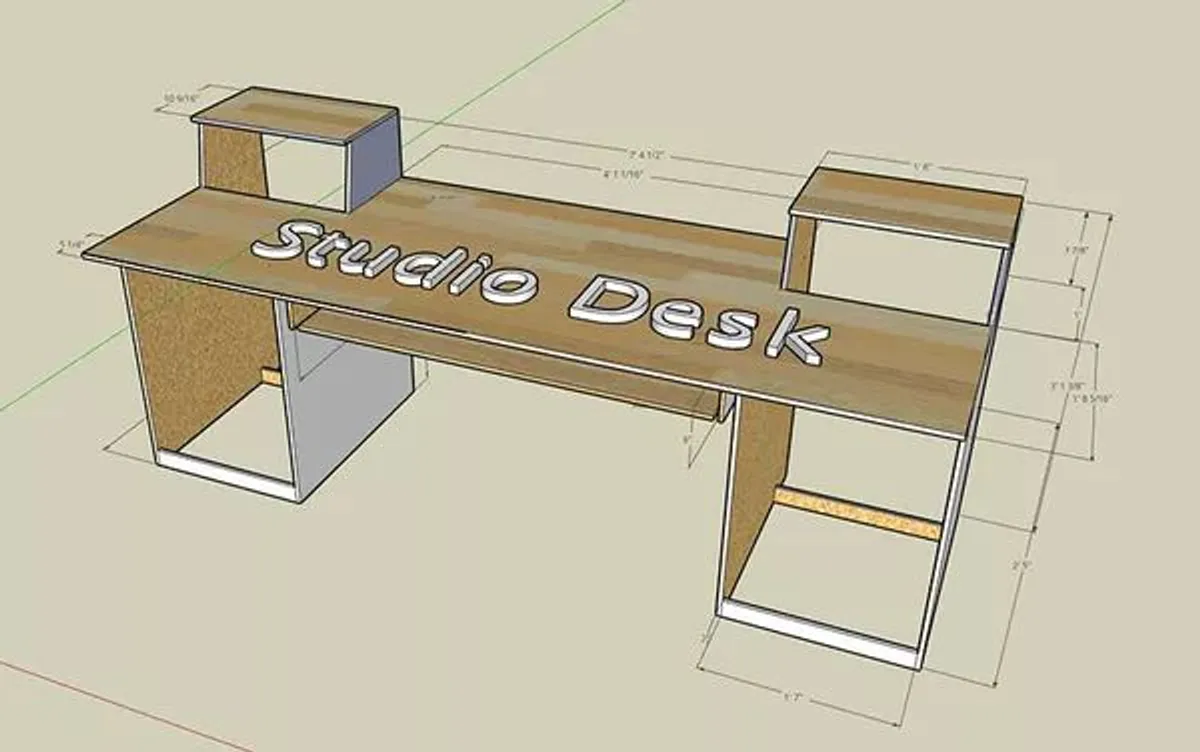 audio workstation 3d sketchup