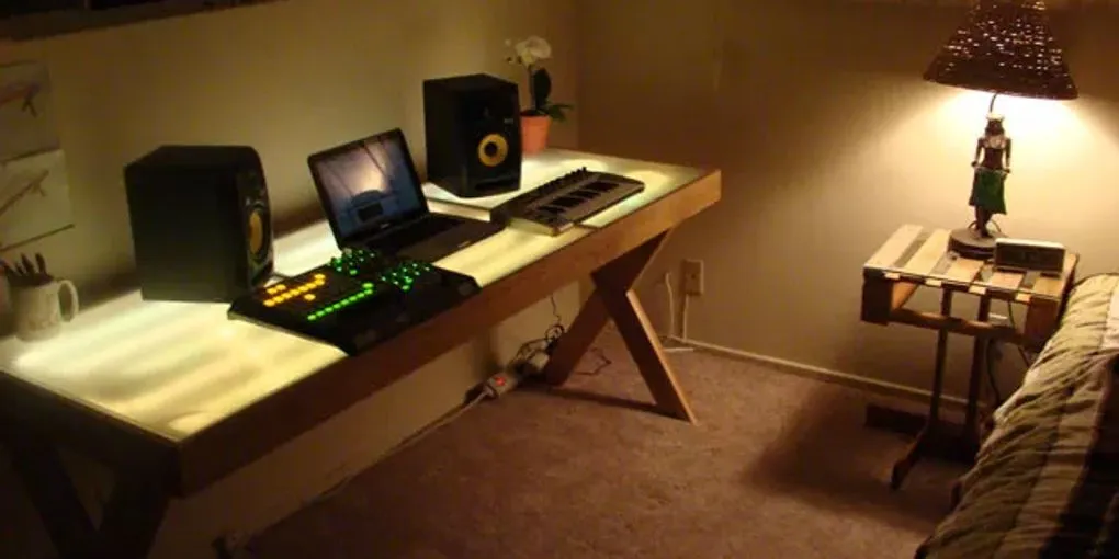 Criando uma Audio Workstation Desk Brilhante