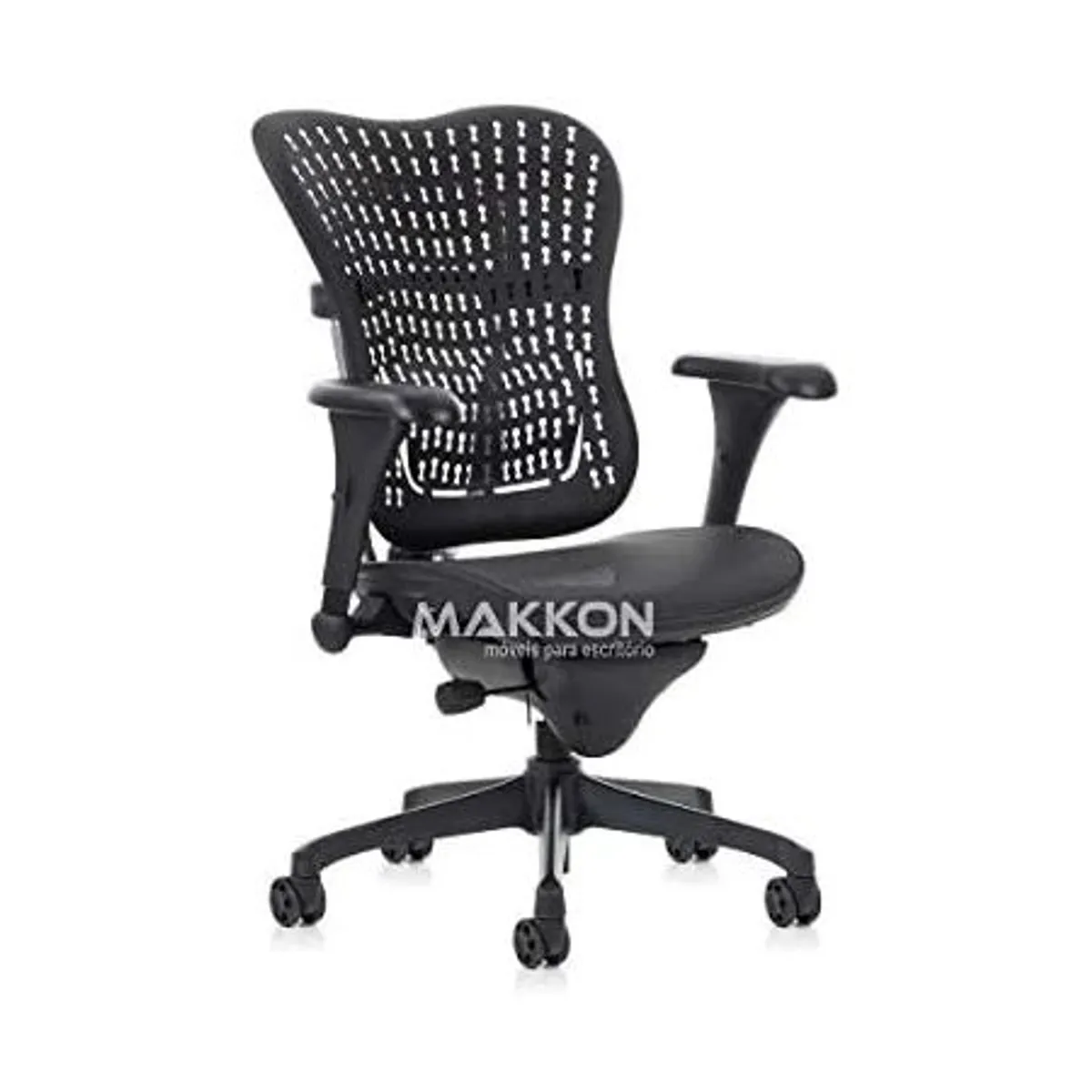 Cadeira Escritório Preta MK-50A - Makkon 